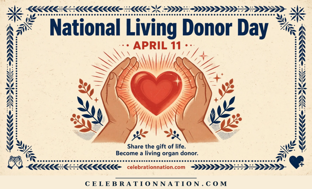 National Living Donor Day poster
