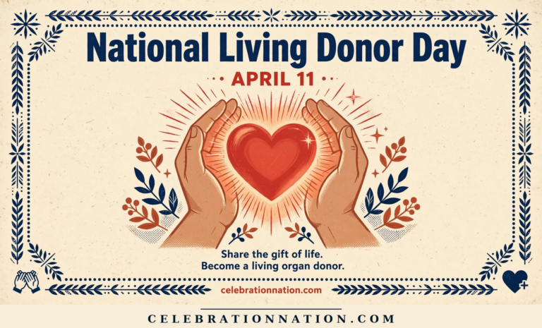 National Living Donor Day poster
