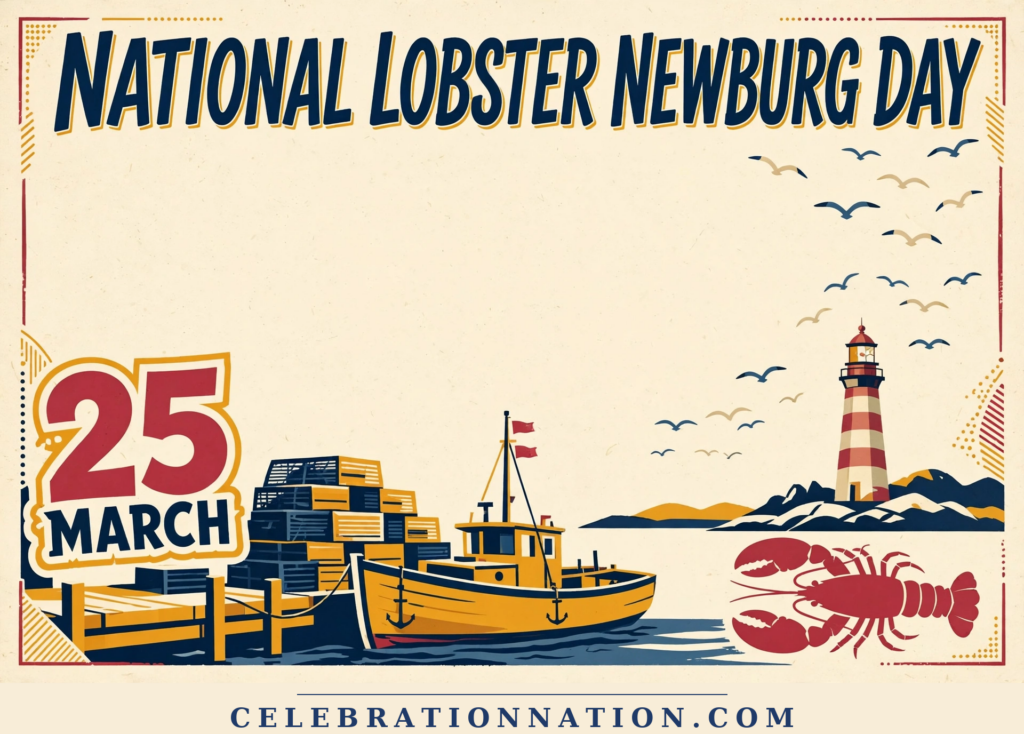 National Lobster Newburg Day poster