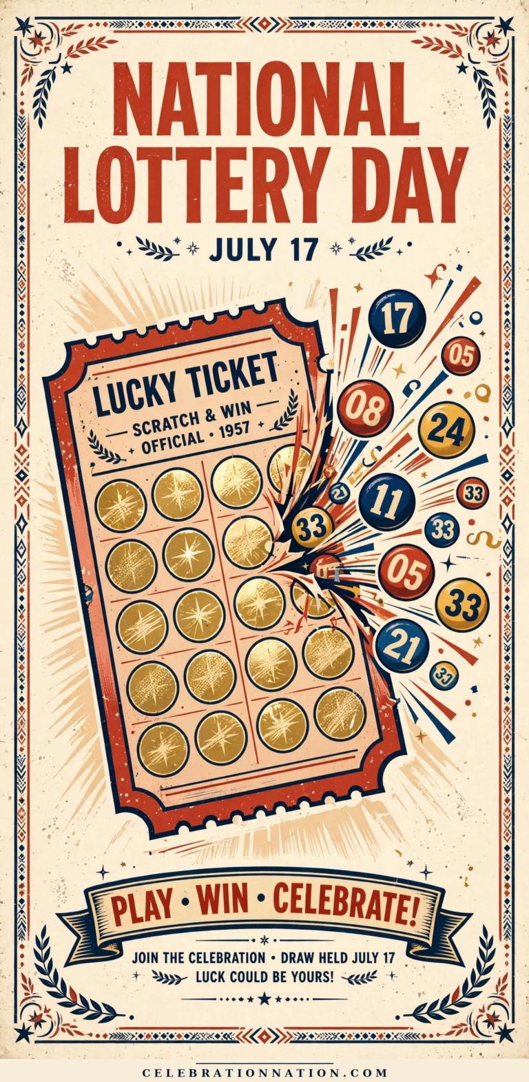 National Lottery Day poster