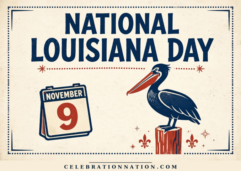 National Louisiana Day poster