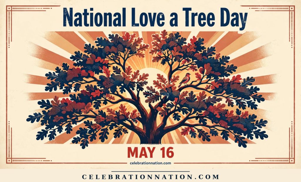 National Love a Tree Day poster