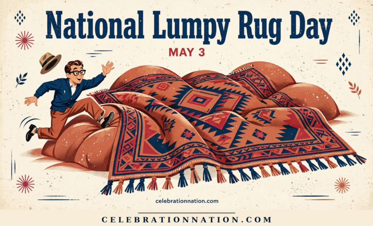 National Lumpy Rug Day poster