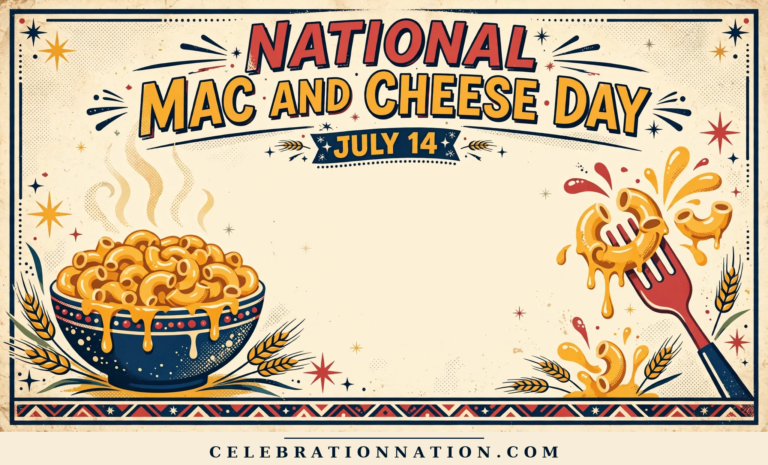 National Mac and Cheese Day poster