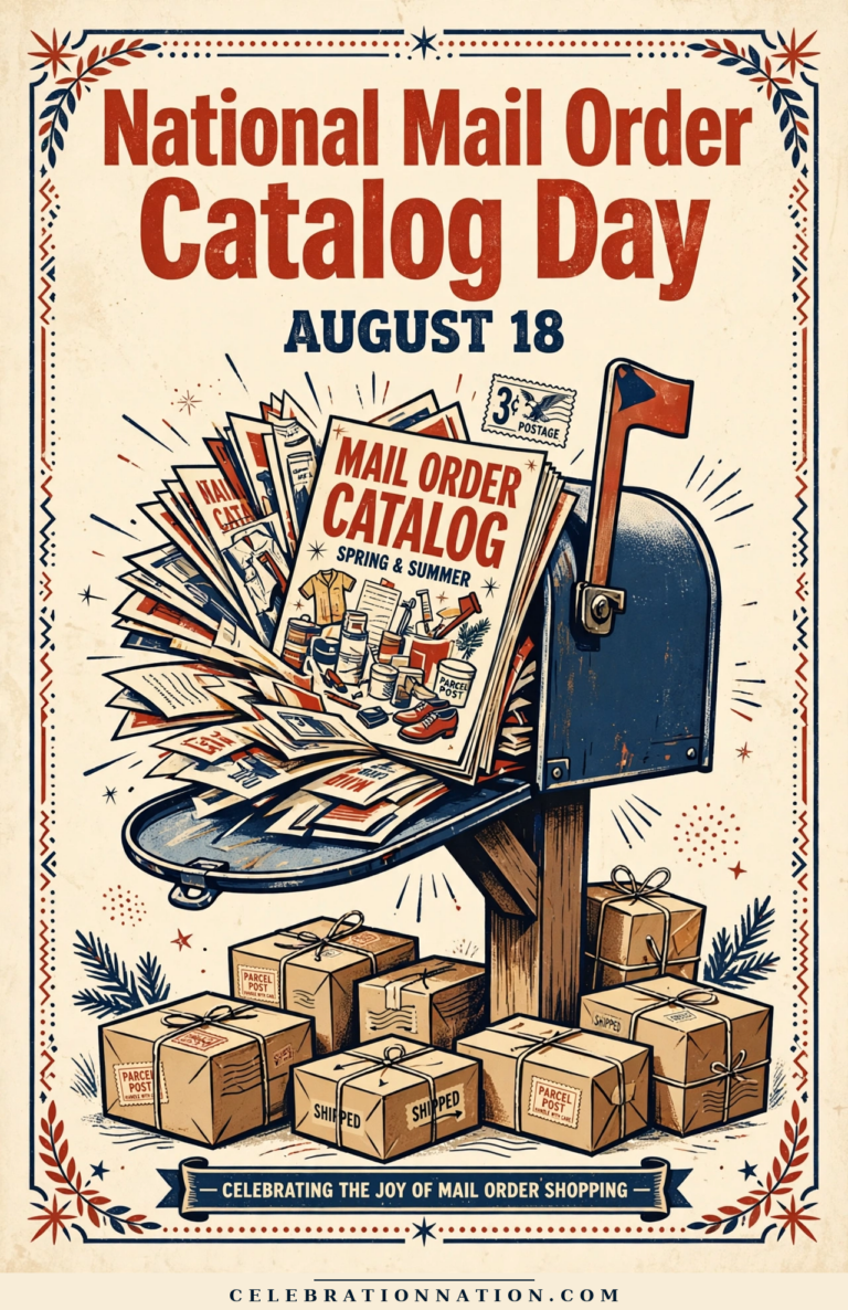 National Mail Order Catalog Day poster
