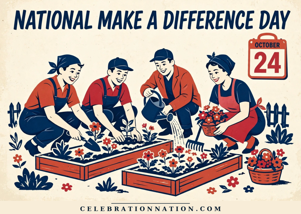 National Make a Difference Day poster
