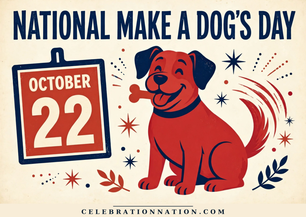 National Make a Dog’s Day poster