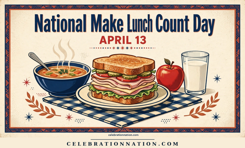 National Make Lunch Count Day poster
