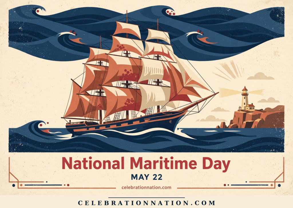 National Maritime Day poster