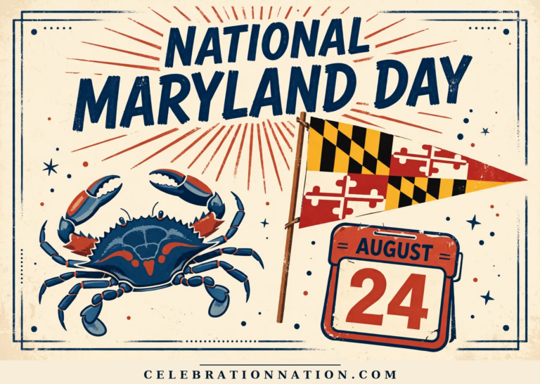 National Maryland Day poster