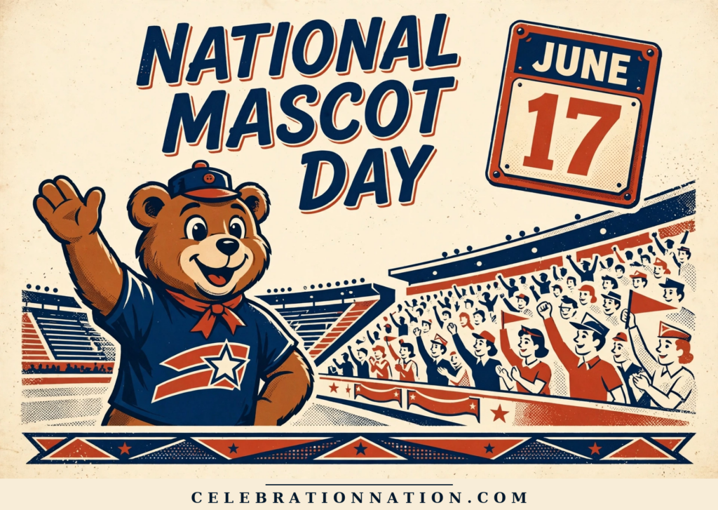 National Mascot Day poster