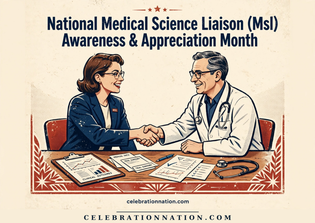 National Medical Science Liaison (Msl) Awareness & Appreciation Month poster