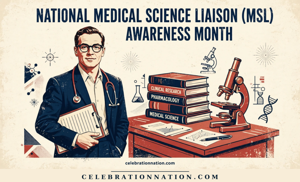 National Medical Science Liaison (MSL) Awareness Month poster