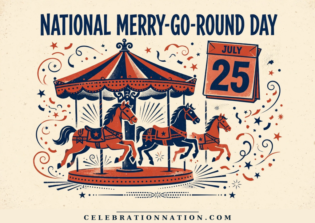 National Merry-Go-Round Day poster