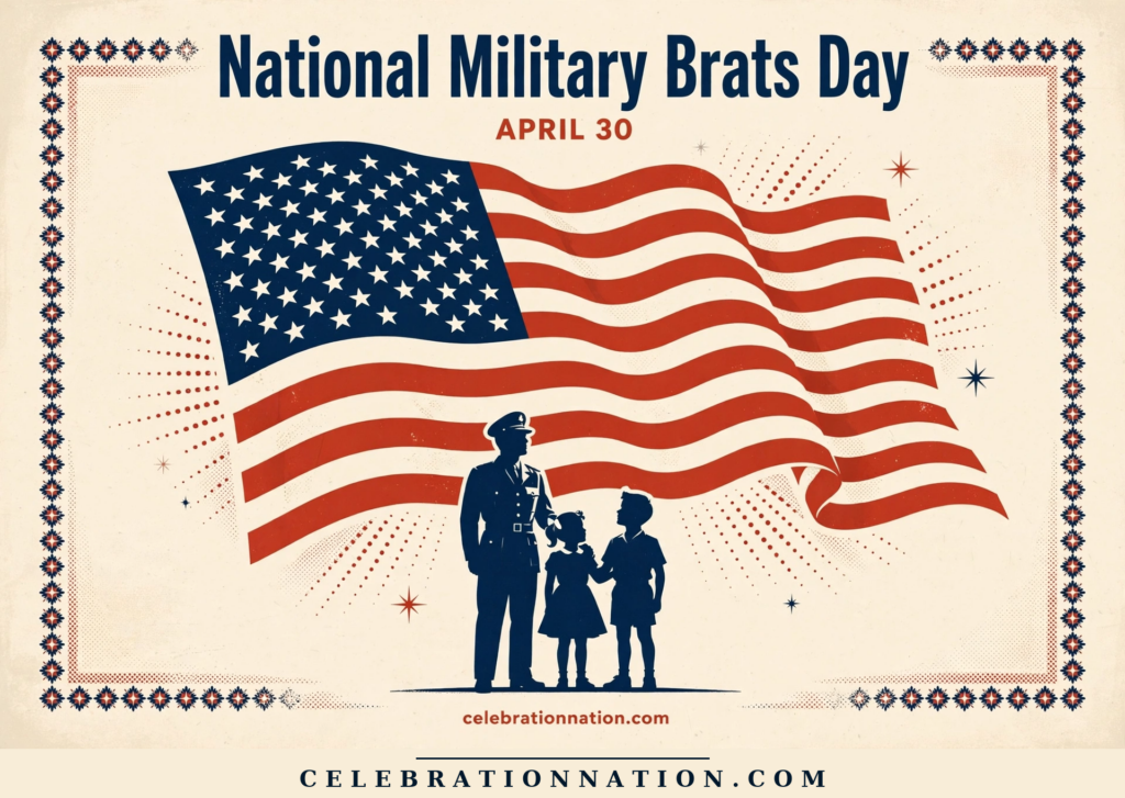 National Military Brats Day poster