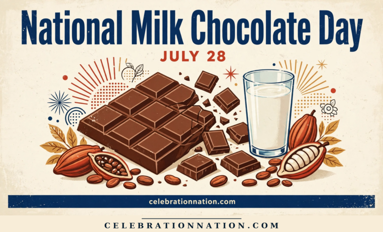 National Milk Chocolate Day poster
