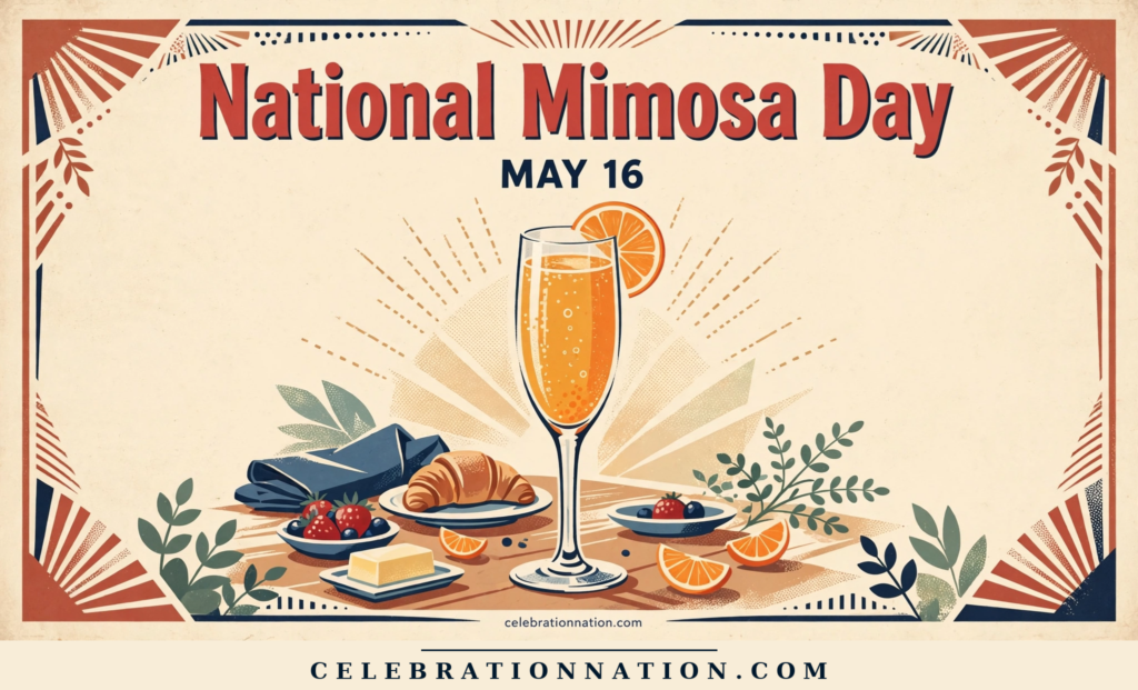 National Mimosa Day poster