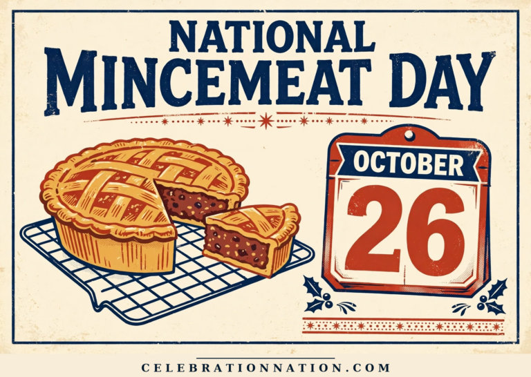 National Mincemeat Day poster