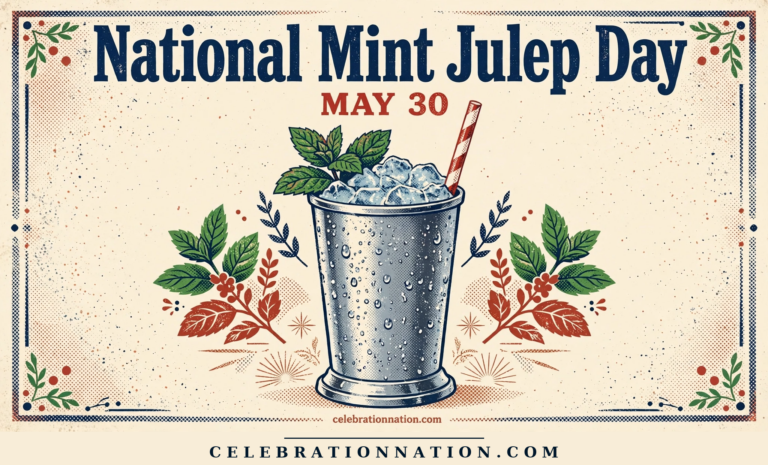 National Mint Julep Day poster