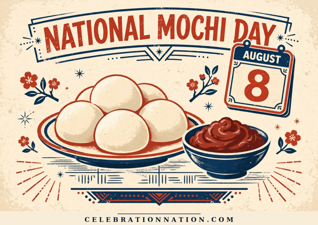 National Mochi Day poster