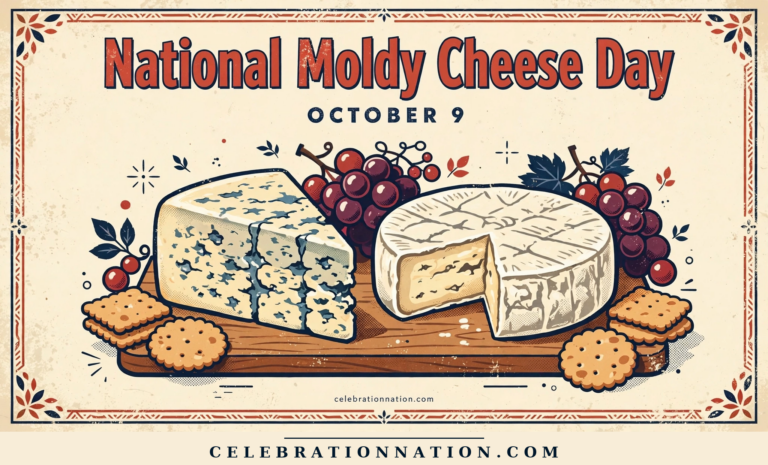 National Moldy Cheese Day poster