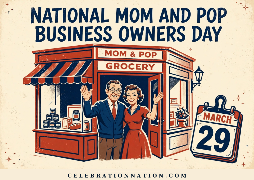 National Mom and Pop Business Owners Day poster