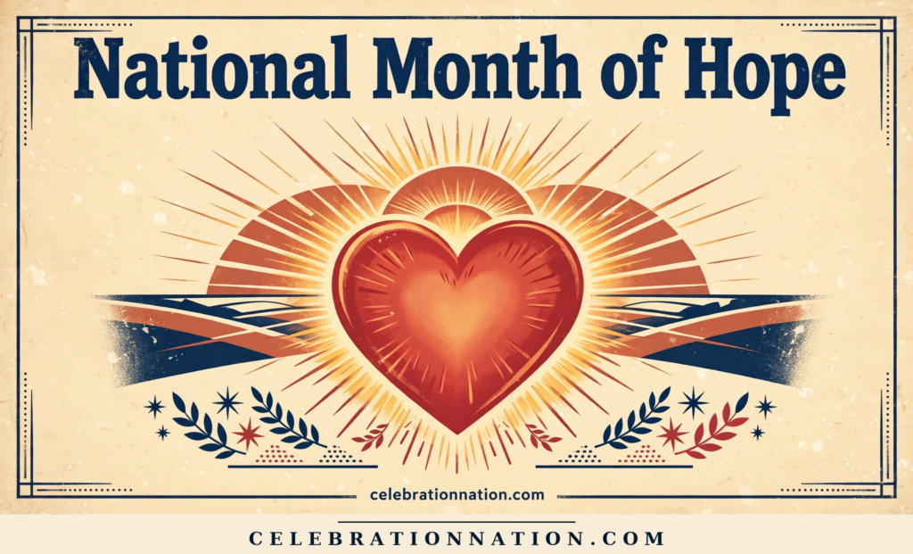 National Month of Hope poster