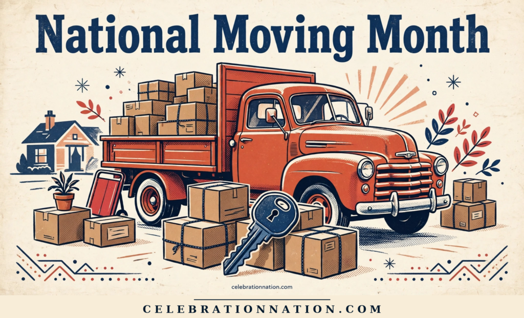 National Moving Month poster