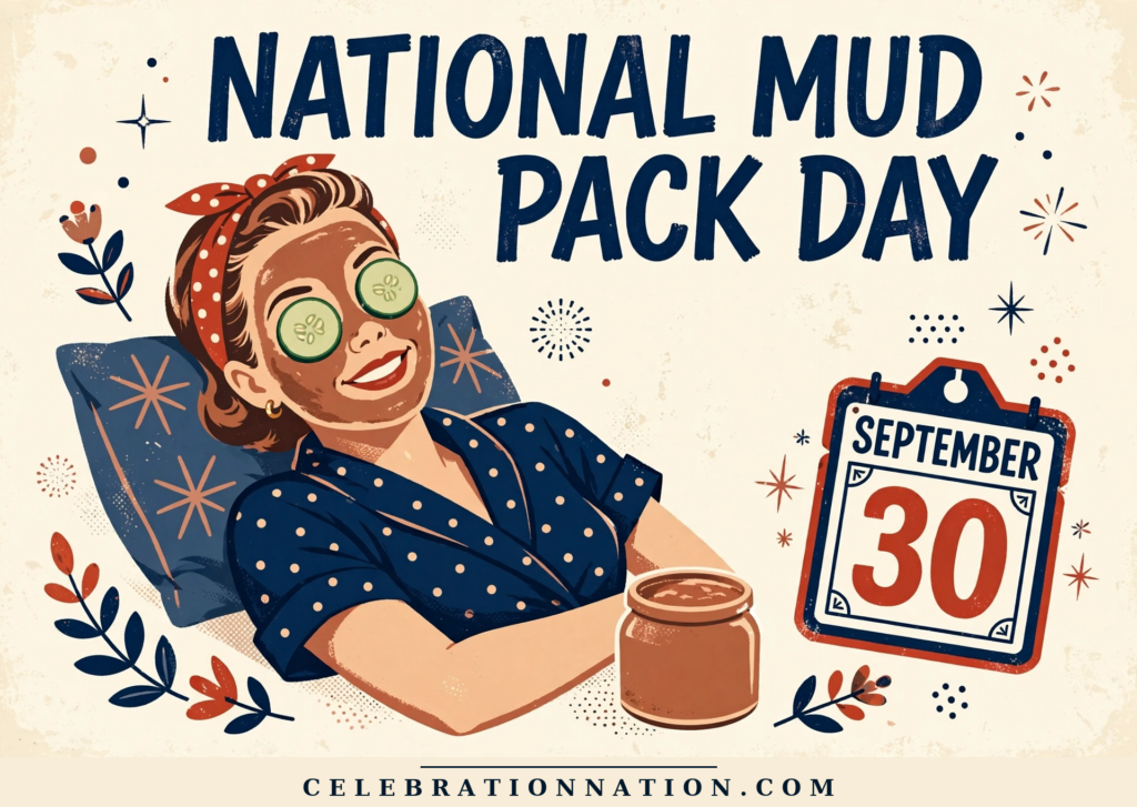 National Mud Pack Day poster