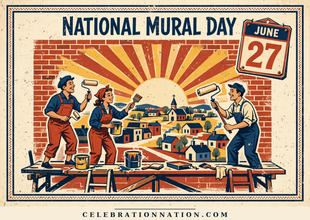 National Mural Day poster