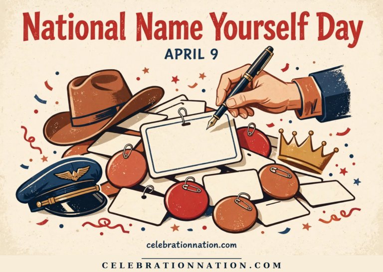 National Name Yourself Day poster