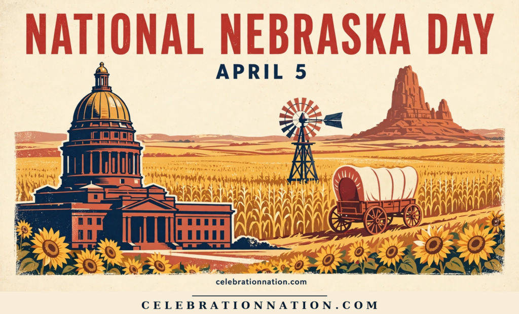 National Nebraska Day poster