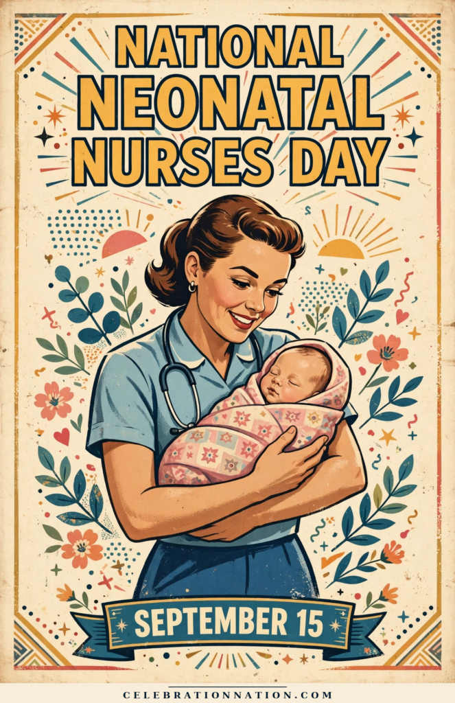 National Neonatal Nurses Day poster