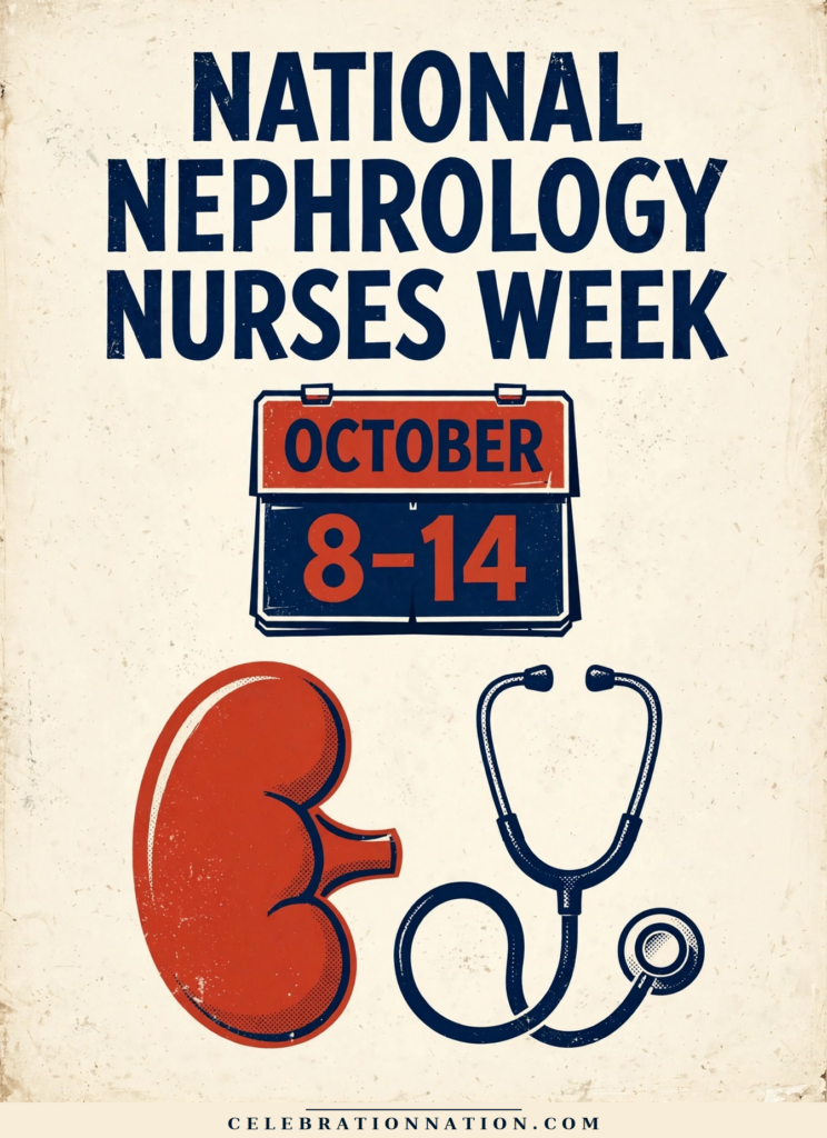 National Nephrology Nurses Week poster