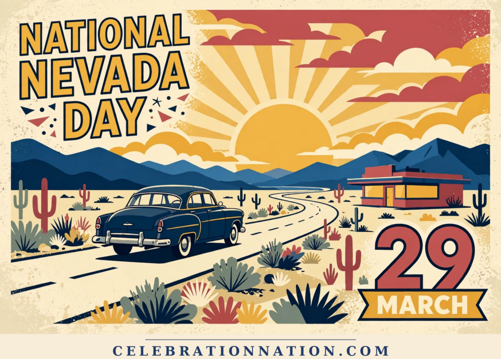 National Nevada Day poster