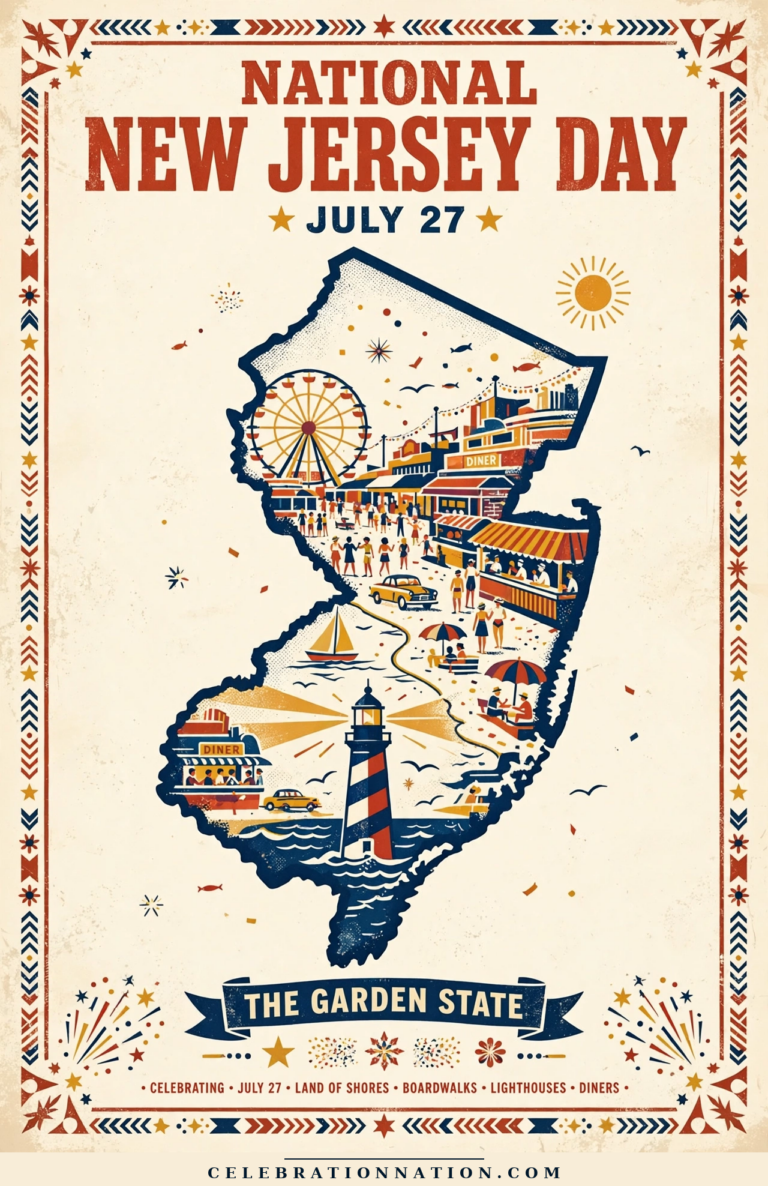 National New Jersey Day poster
