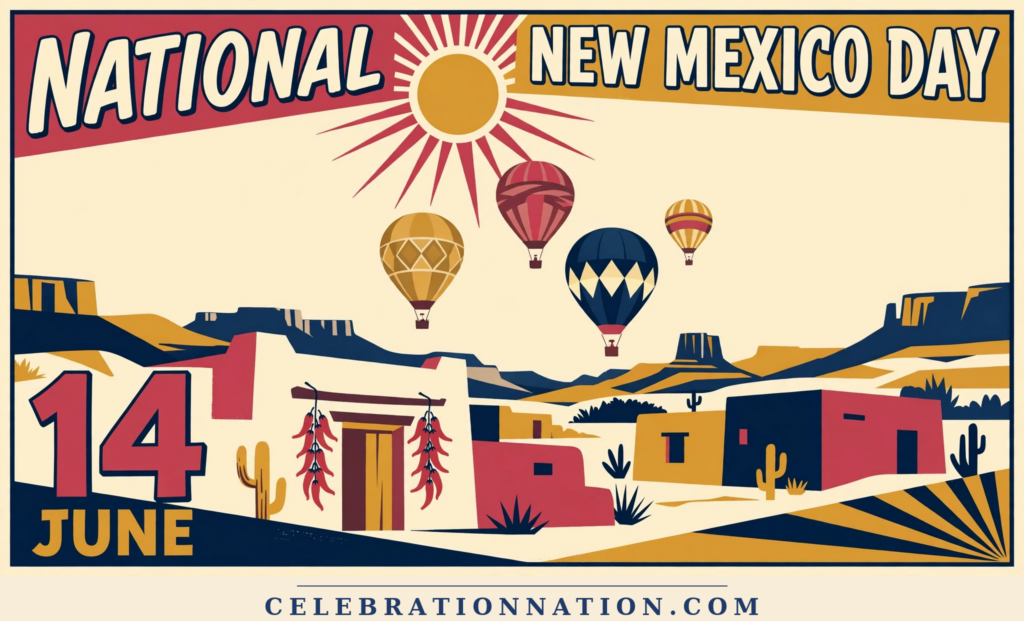 National New Mexico Day poster