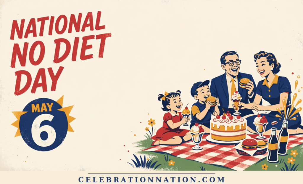 National No Diet Day poster