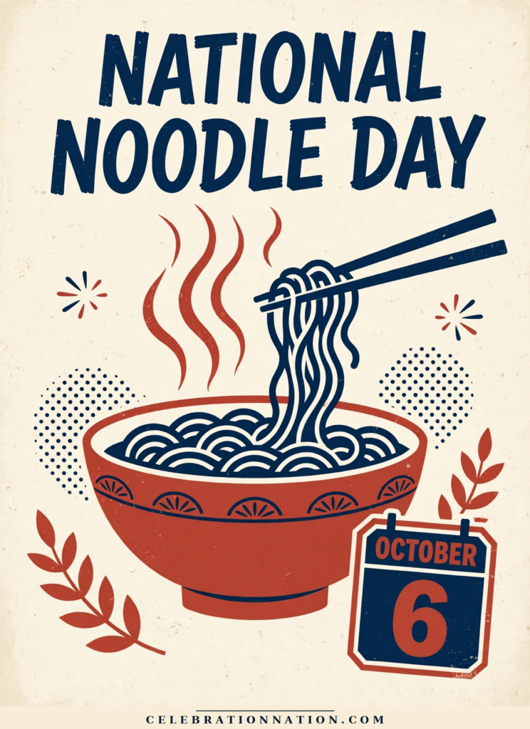 National Noodle Day poster
