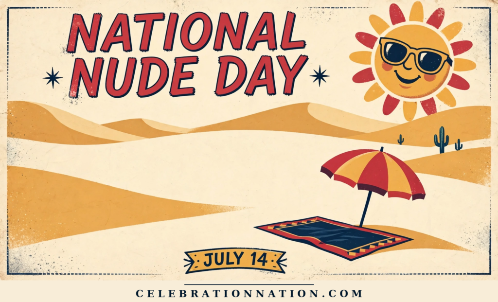 National Nude Day poster