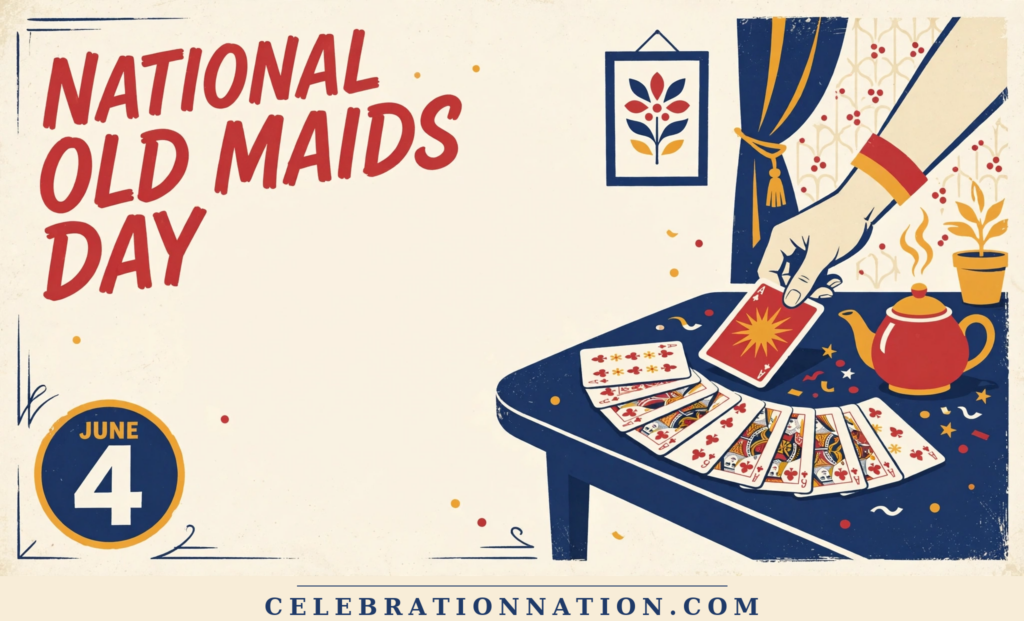 National Old Maids Day poster
