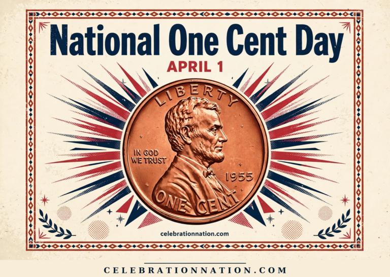National One Cent Day poster