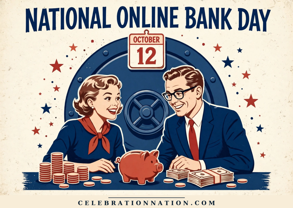 National Online Bank Day poster