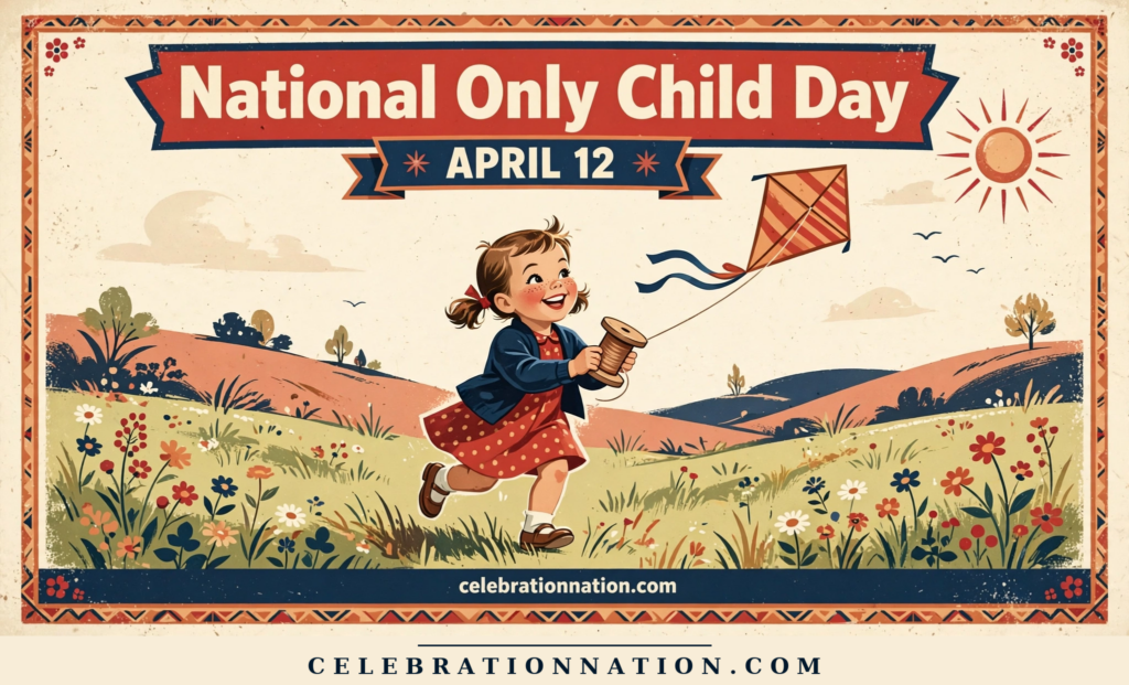 National Only Child Day poster