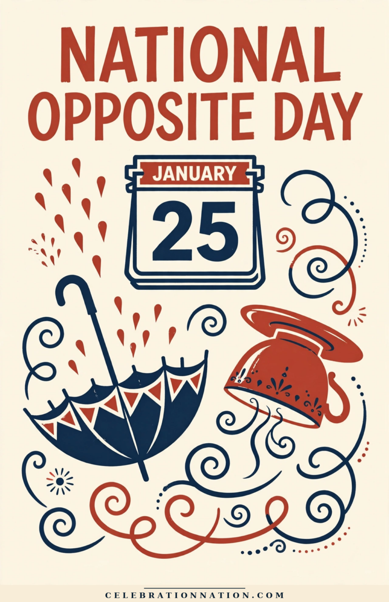 National Opposite Day poster