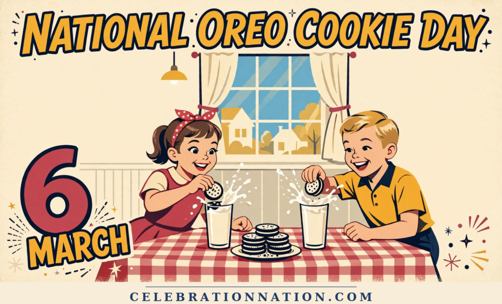 National Oreo Cookie Day poster