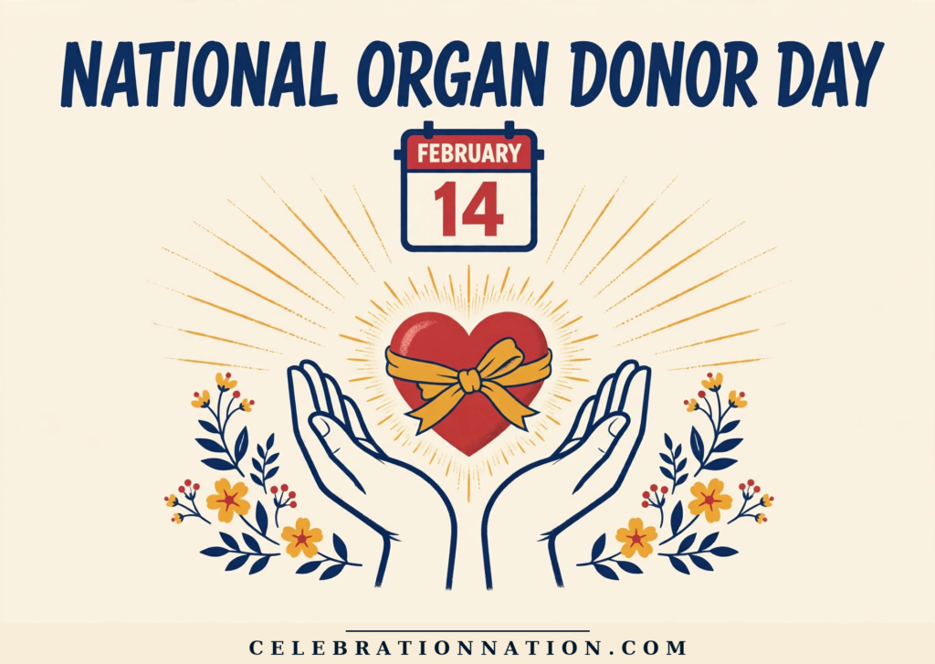 National Organ Donor Day poster