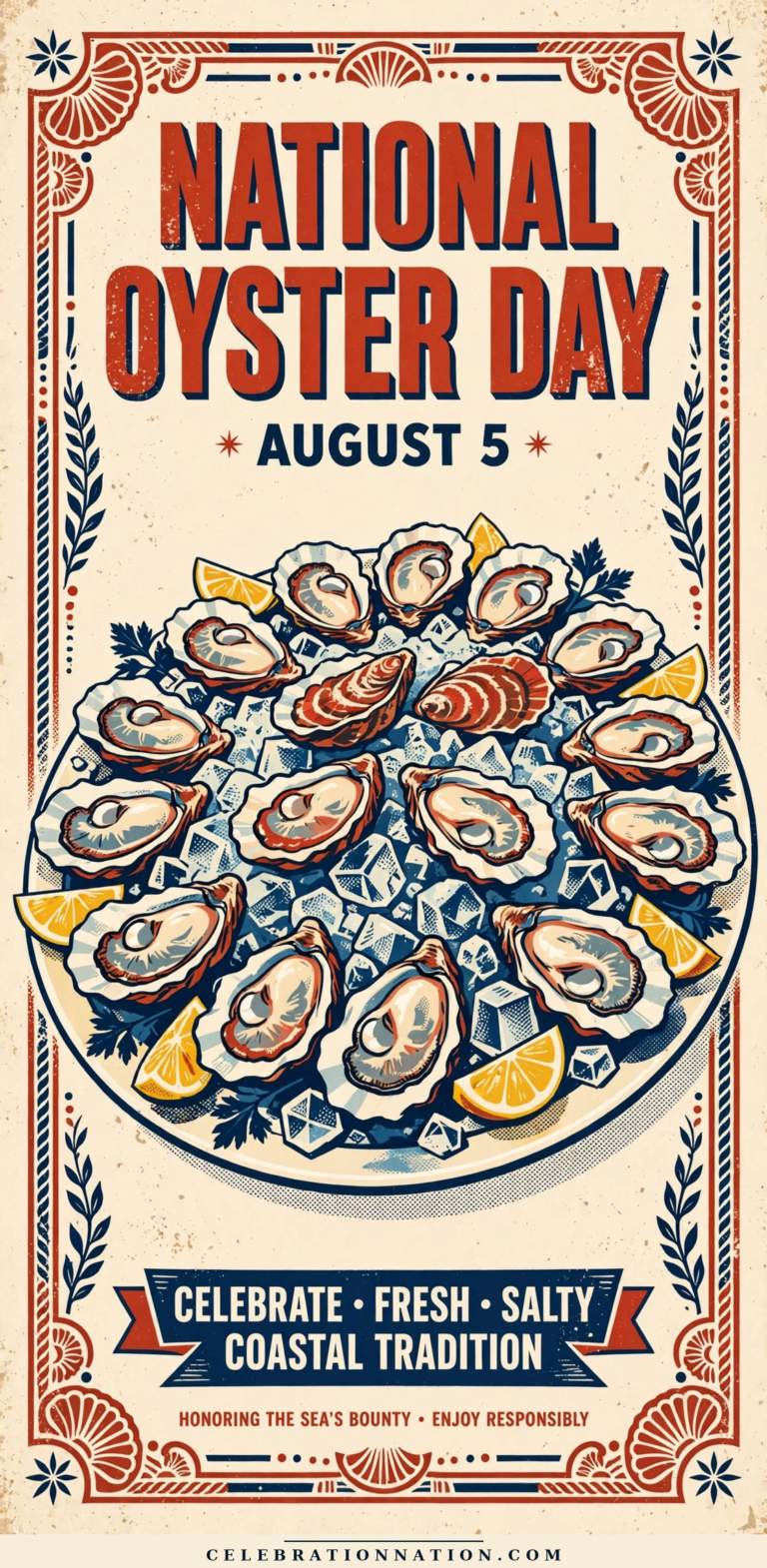 National Oyster Day poster