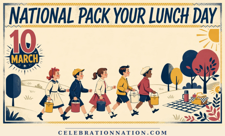 National Pack Your Lunch Day poster