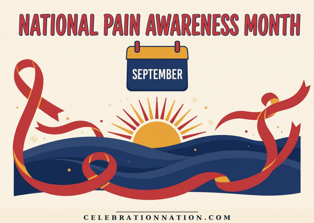 National Pain Awareness Month poster